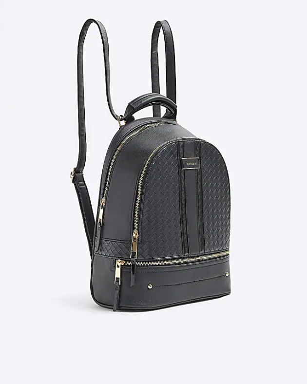 River Island embossed weave backpack< Bags, Purses & Luggage