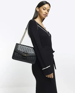 River Island embossed weave shoulder bag< Bags, Purses & Luggage