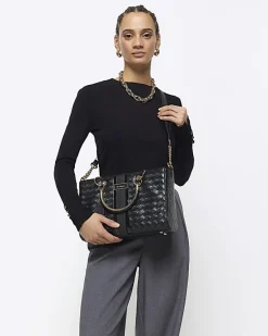 River Island embossed weave tote bag< Bags, Purses & Luggage