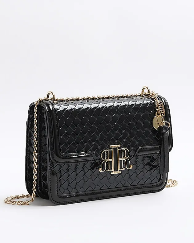 River Island embossed woven satchel bag< Bags, Purses & Luggage