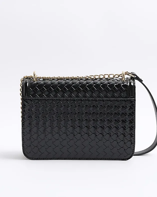 River Island embossed woven satchel bag< Bags, Purses & Luggage