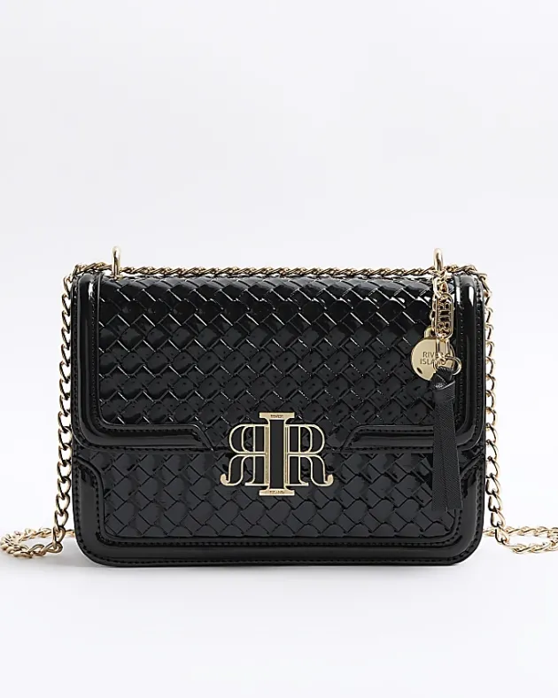 River Island embossed woven satchel bag< Bags, Purses & Luggage