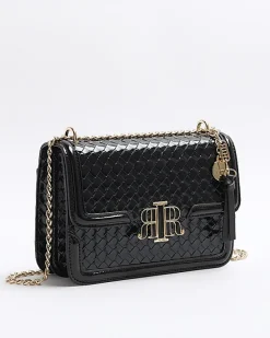 River Island embossed woven satchel bag< Bags, Purses & Luggage
