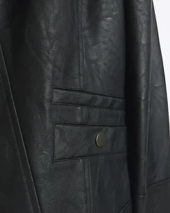 River Island Faux Leather Blazer< Coats & Jackets