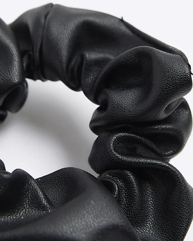 River Island Faux Leather Hair Scrunchie< Accessories & Jewellery