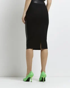 River Island faux leather pencil skirt< Skirts
