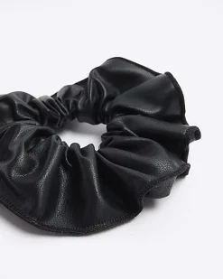River Island faux leather scrunchie< Accessories
