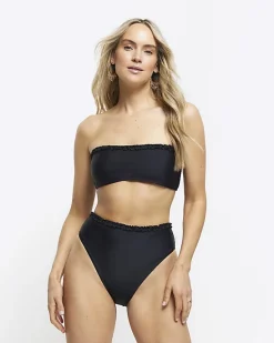 River Island frill bandeau bikini top< Swimwear & Beachwear