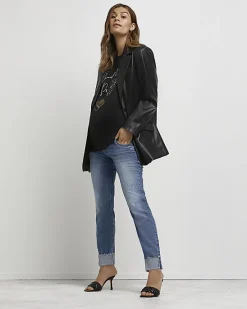 River Island graphic maternity t-shirt< Maternity