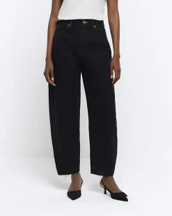 River Island High Waisted Barrell Jeans< Jeans