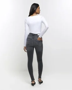 River Island high waisted bum sculpt skinny jeans< Jeans