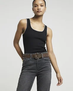 River Island high waisted stove pipe straight jeans< Jeans