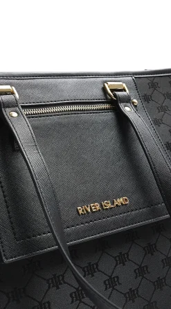 River Island jacquard monogram shopper bag< Bags, Purses & Luggage