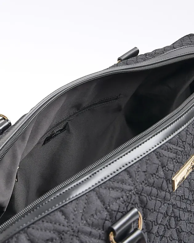 River Island jacquard RI monogram travel bag< Bags, Purses & Luggage
