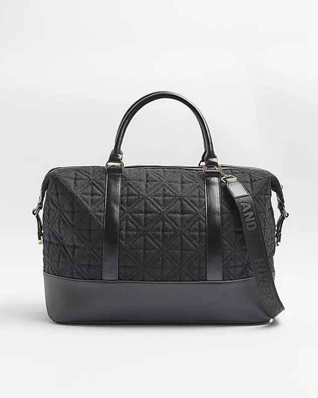 River Island jacquard RI monogram travel bag< Bags, Purses & Luggage
