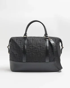 River Island jacquard RI monogram travel bag< Bags, Purses & Luggage