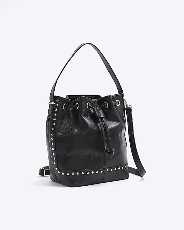 River Island leather studded cross body bag< Bags, Purses & Luggage