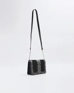 River Island leather studded cross body bag< Bags, Purses & Luggage