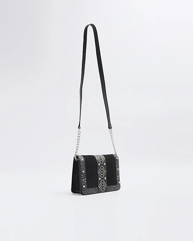 River Island leather studded cross body bag< Bags, Purses & Luggage