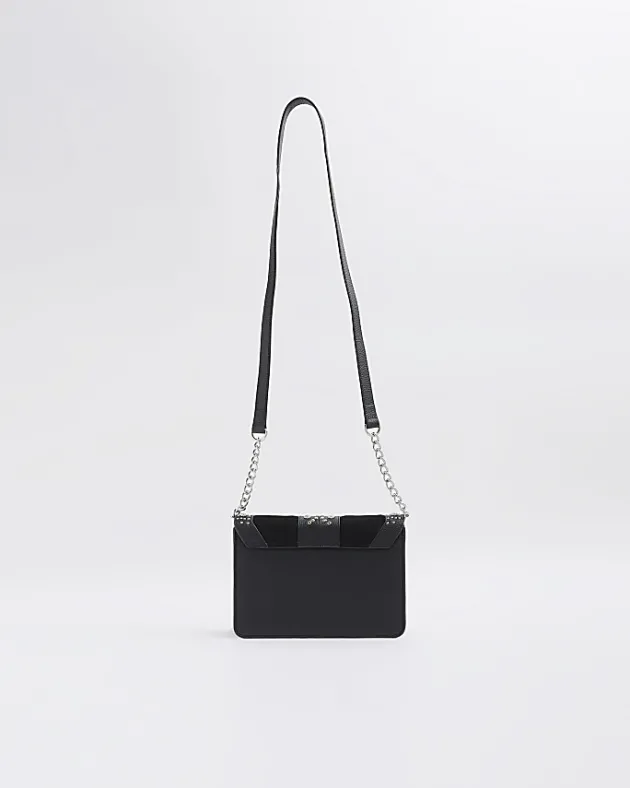 River Island leather studded cross body bag< Bags, Purses & Luggage