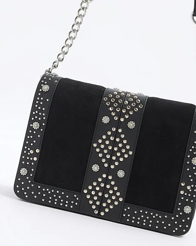 River Island leather studded cross body bag< Bags, Purses & Luggage