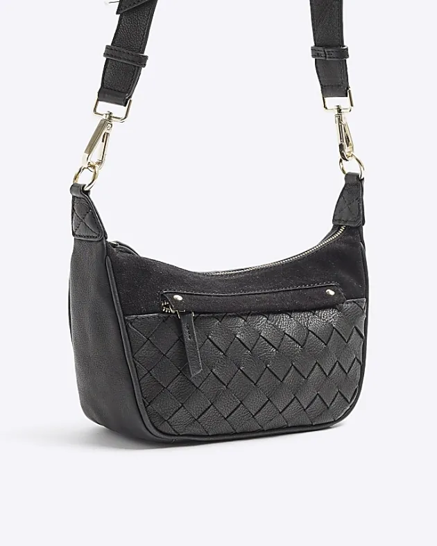 River Island leather weave cross body bag< Bags, Purses & Luggage