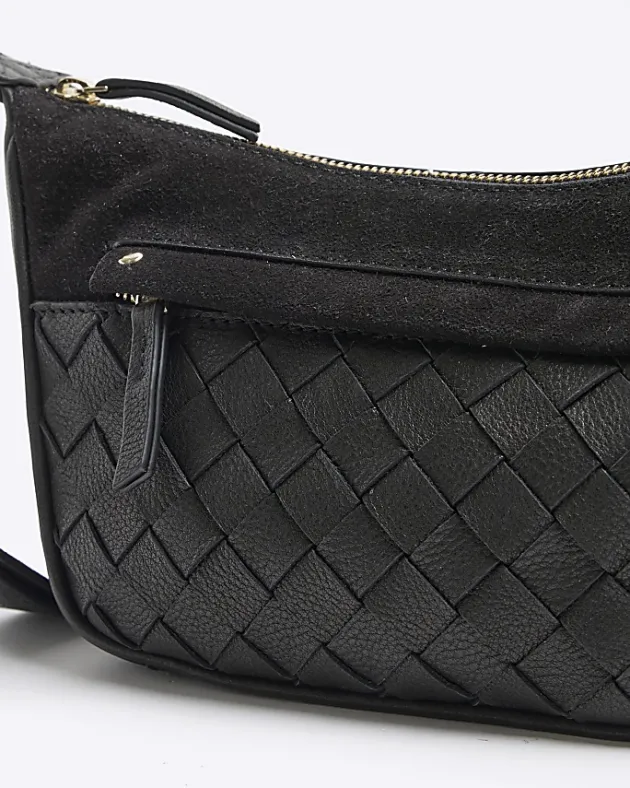 River Island leather weave cross body bag< Bags, Purses & Luggage