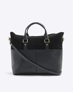 River Island leather weave shopper bag< Bags, Purses & Luggage