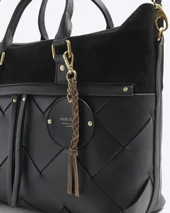 River Island leather weave shopper bag< Bags, Purses & Luggage