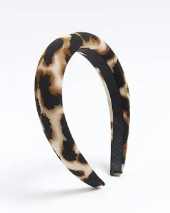 River Island leopard print head band< Accessories