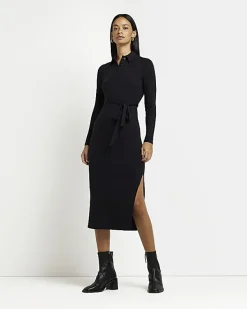 River Island long sleeve bodycon midi dress< Dresses