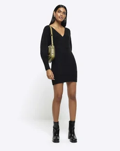 River Island long sleeve jumper mini dress< Dresses