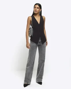 River Island longline waistcoat< Suits & Tailoring