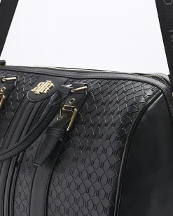River Island medium embossed RI monogram travel bag< Bags, Purses & Luggage