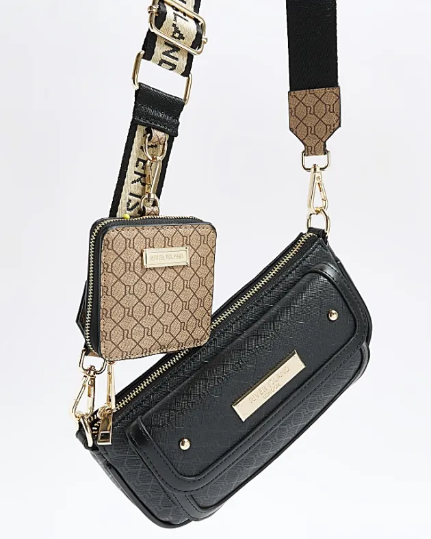 River Island monogram pouchette bag< Bags, Purses & Luggage