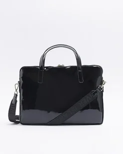 River Island patent embossed laptop bag< Bags, Purses & Luggage