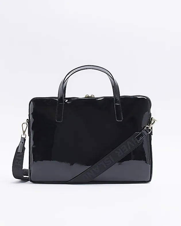 River Island patent embossed laptop bag< Bags, Purses & Luggage