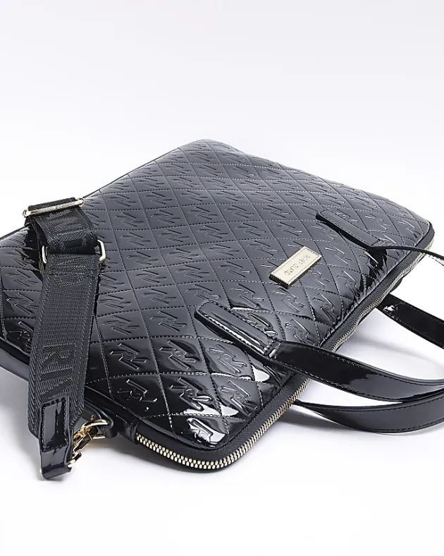 River Island patent embossed laptop bag< Bags, Purses & Luggage