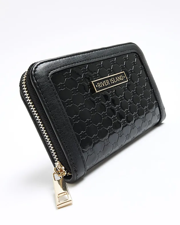 River Island patent embossed RI purse< Bags, Purses & Luggage