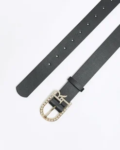River Island pearl buckle belt< Accessories