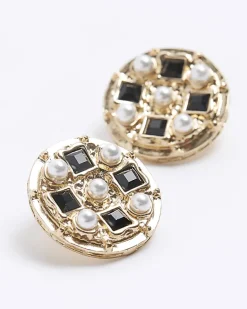 River Island pearl stud earrings< Jewellery