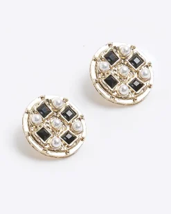 River Island pearl stud earrings< Jewellery