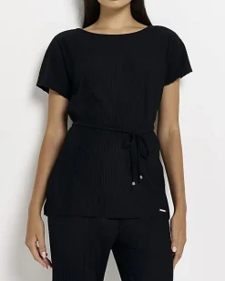River Island plisse belted top< Loungewear