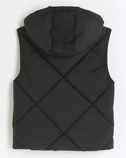 River Island quilted hooded gilet< Coats & Jackets