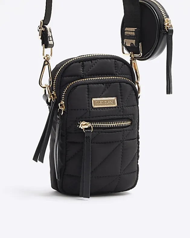 River Island quilted pouch phone cross body bag< Bags, Purses & Luggage