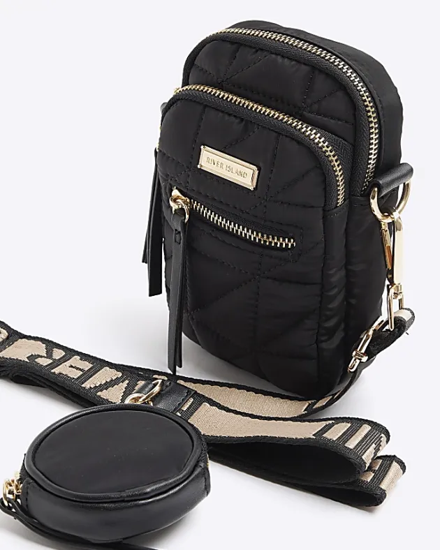 River Island quilted pouch phone cross body bag< Bags, Purses & Luggage