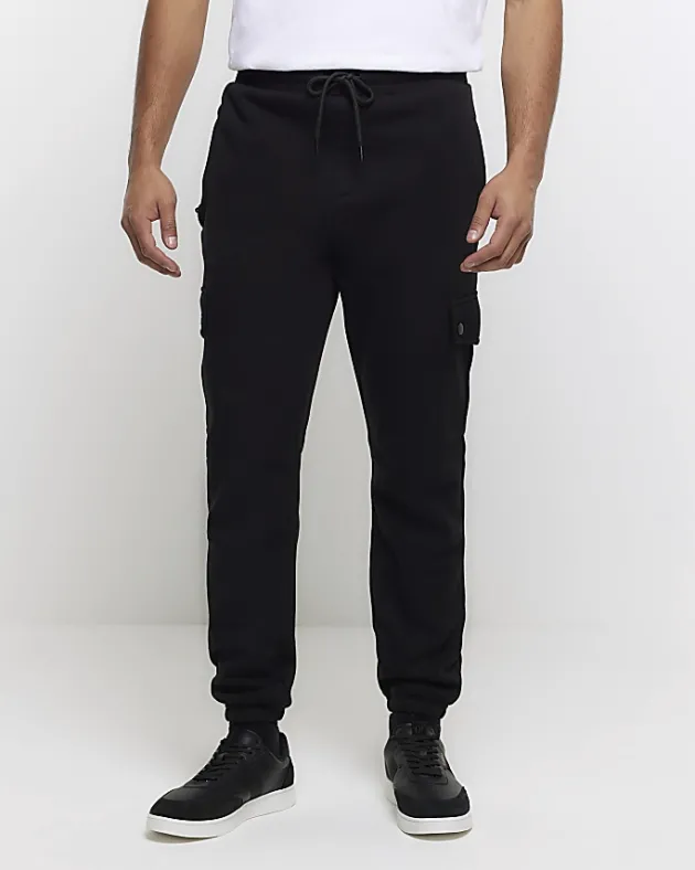 River Island regular fit cargo joggers< Joggers