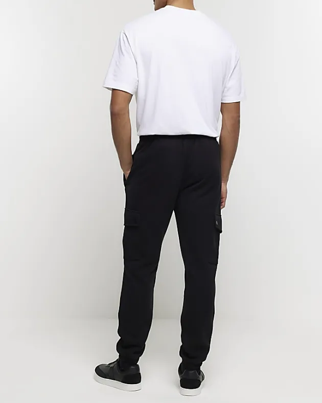 River Island regular fit cargo joggers< Joggers