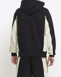 River Island regular fit colour block hoodie< Hoodies & Sweatshirts