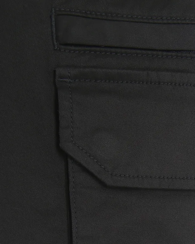River Island regular fit cuffed cargo trousers< Trousers